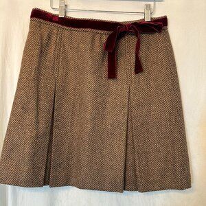 J.Crew Herringbone Wool Skirt